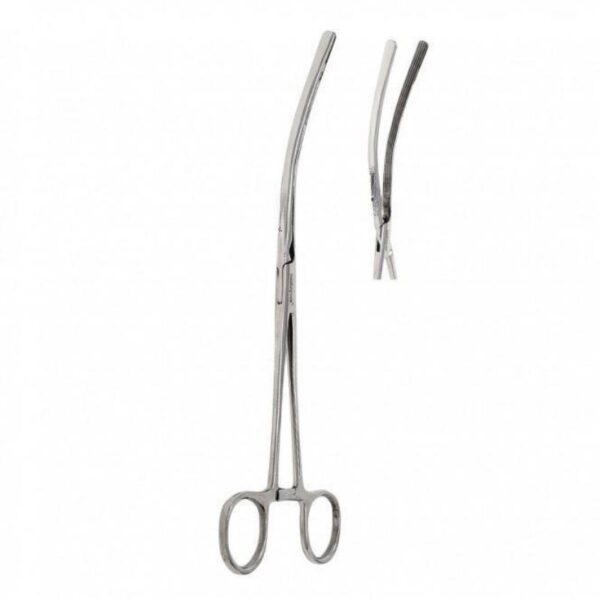 Intestinal Clamp Forceps Curved
