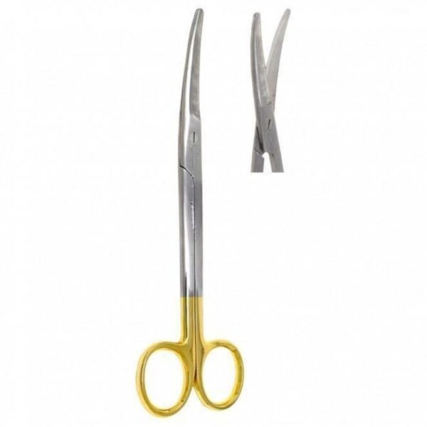 Tungsten Carbide (TC), Mayo Scissor, Curved
